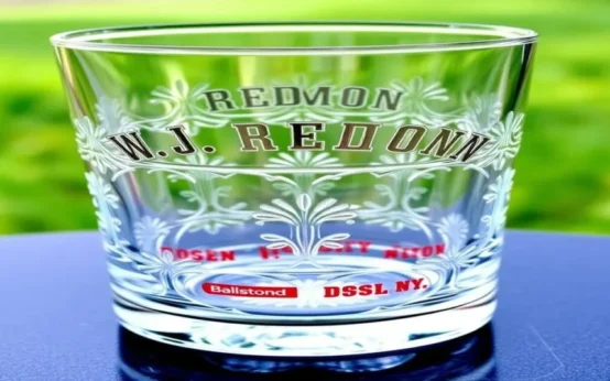 w j redmond ballston ny dose glass